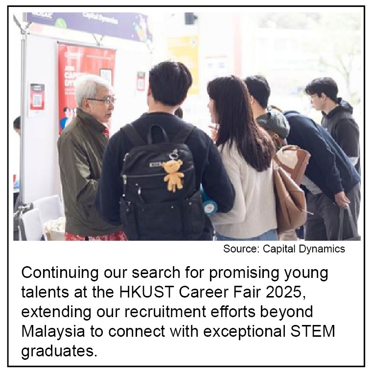 Continuing our search for promising young talents at the HKUST Career Fair 2025, extending our recruitment efforts beyond Malaysia to connect with exceptional STEM graduates.
